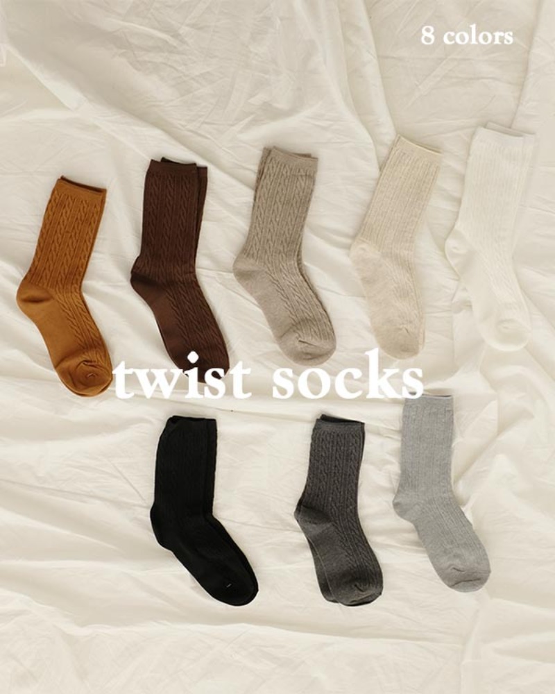 twist socks (socks)