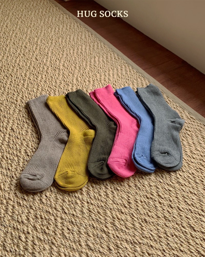 허그 골지양말 (socks)